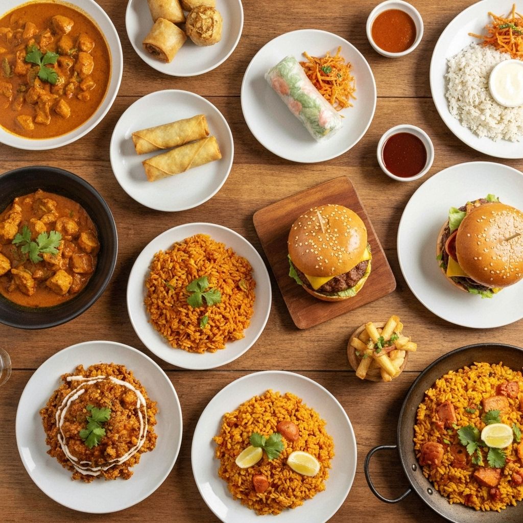 Delicious food platter